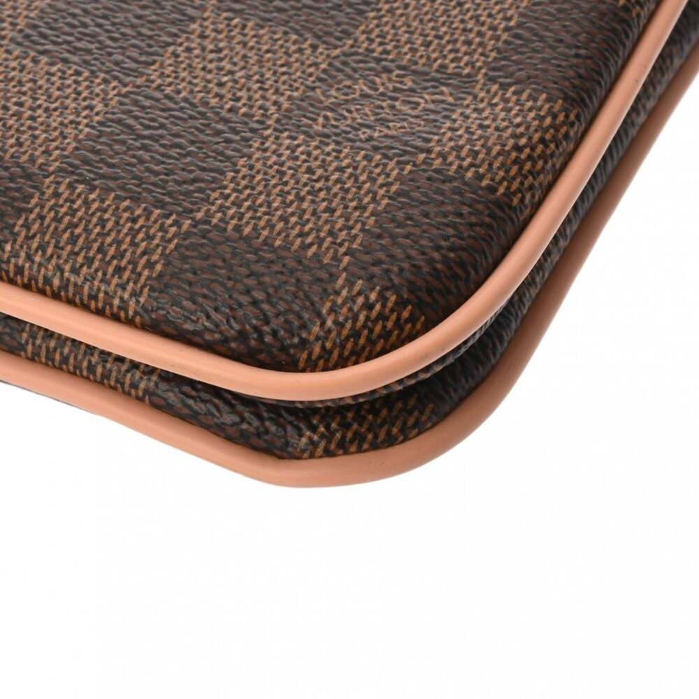 LOUIS VUITTON Authentic Brown Damier Canvas Pochette Shoulder Bag - Picture 8 of 11